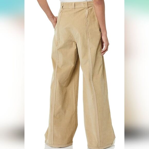 Making the Cut Women's Standard Deconstructed Wide Leg Pants LG - Picture 2 of 7